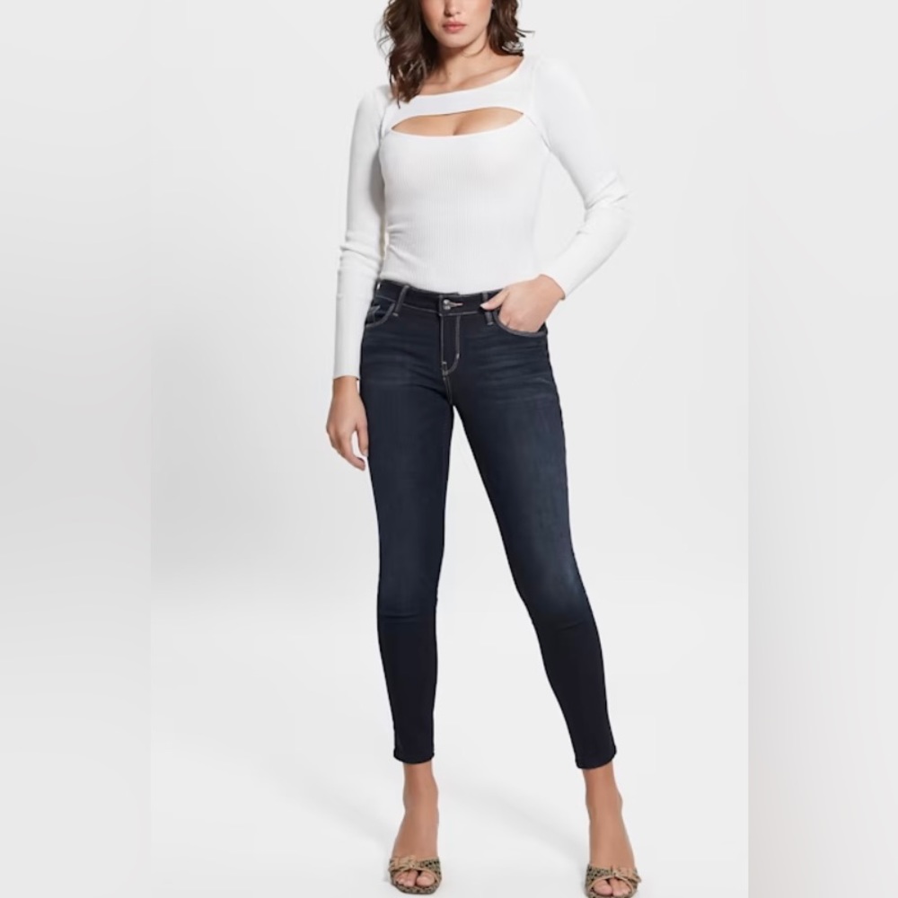 Guess Low-Rise Power Skinny Jeans size 27
